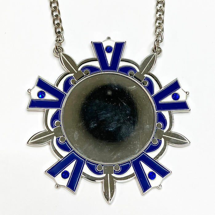 Medaille Baernd Zilver blauw-wit ø 9 cm