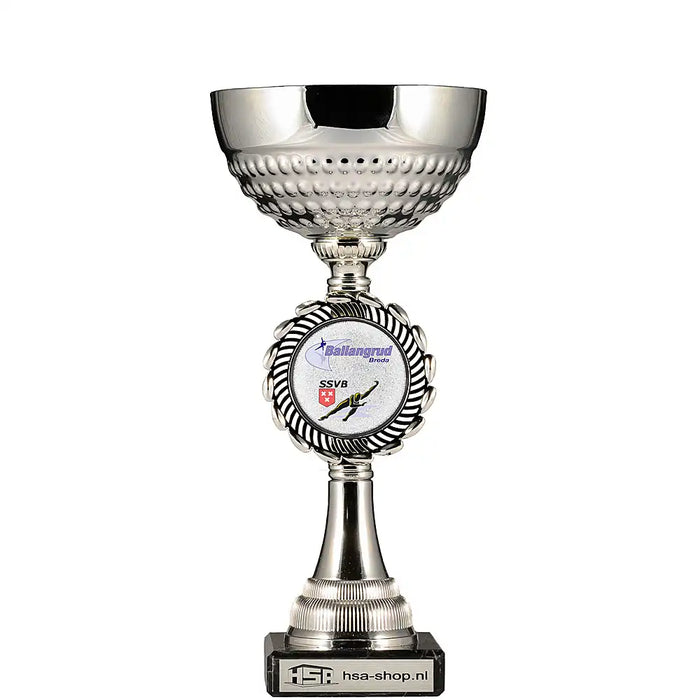 Beker Juna 26 cm met voorbeeld logo van de Ballangrud en SSVB Breda.