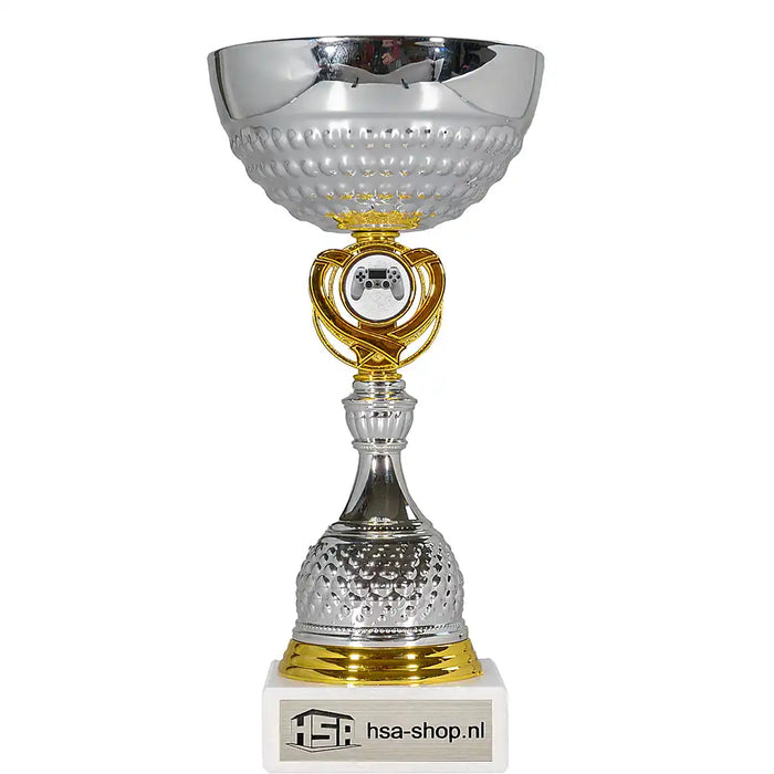Beker Livia 25,5 cm hoog met voorbeeld afbeelding online game.
