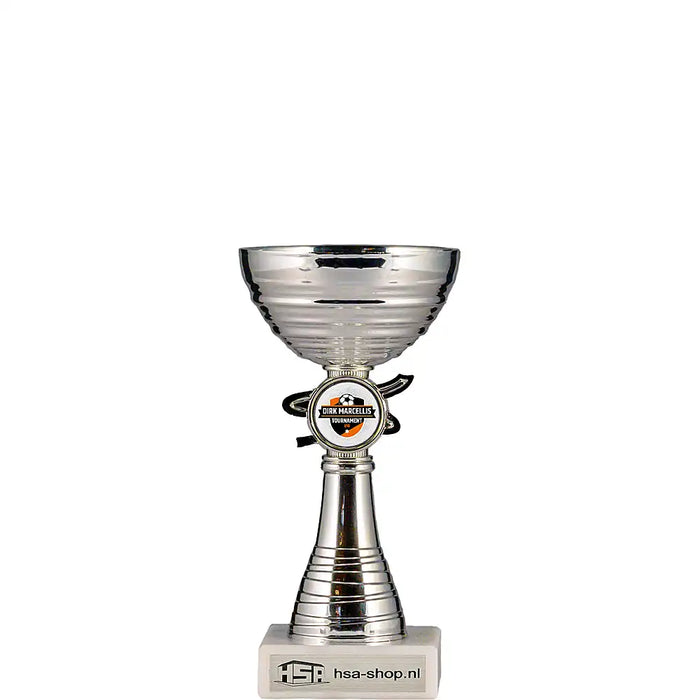 Beker Wianka 16 cm met Dirk Marcelis logo Horst.