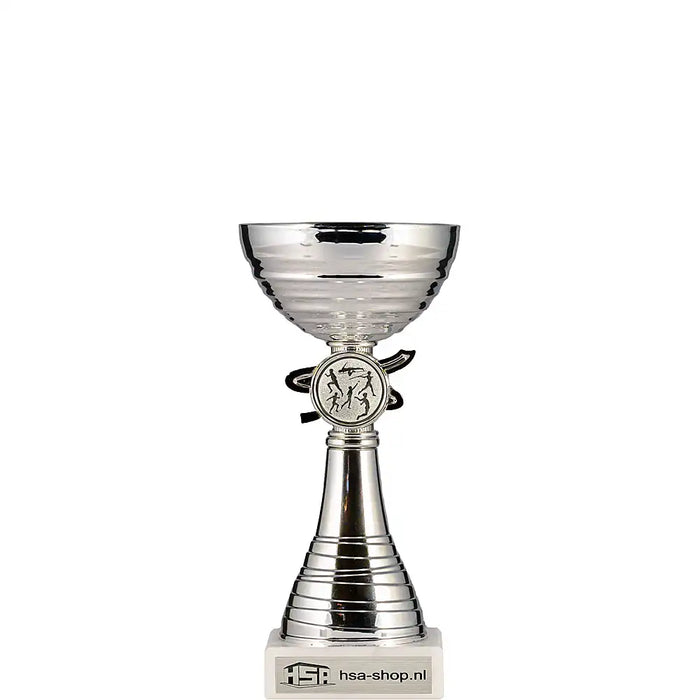 Beker Wianka 17 cm met atletiek afbeelding.