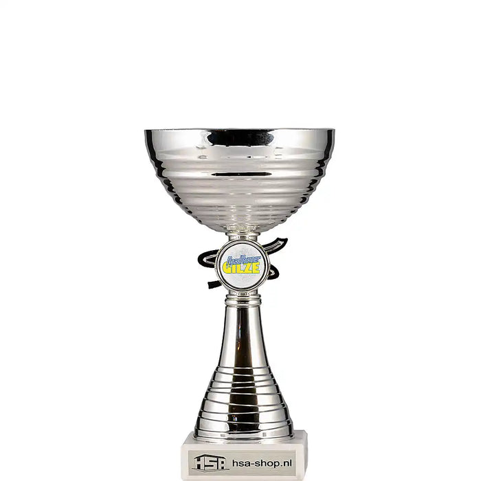 Beker Wianka 18,5 cm met logo Roadrunner Gilze.