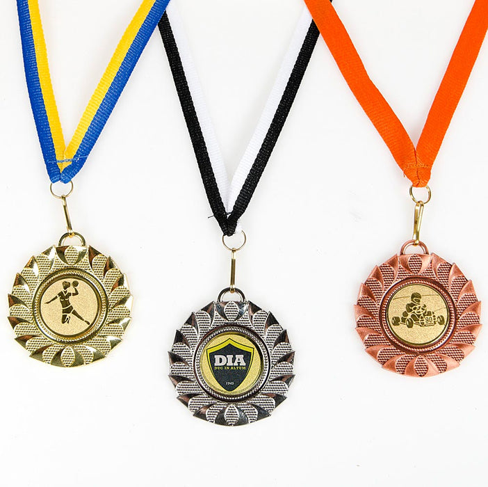 Medaille Viorea met afbeelding en halslint