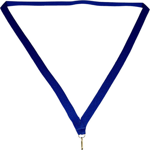 Medaille lint 10 mm blauw