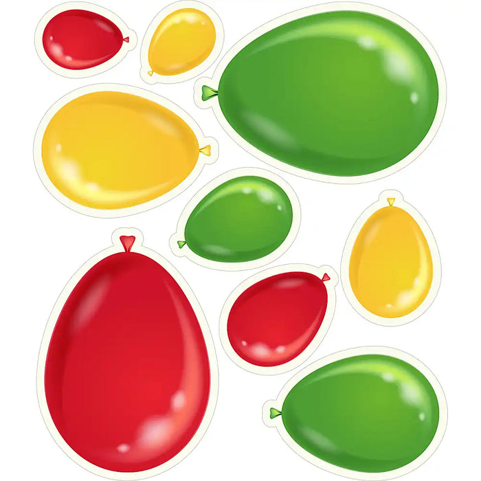 Vel met 3 verschillende groottes en kleuren.