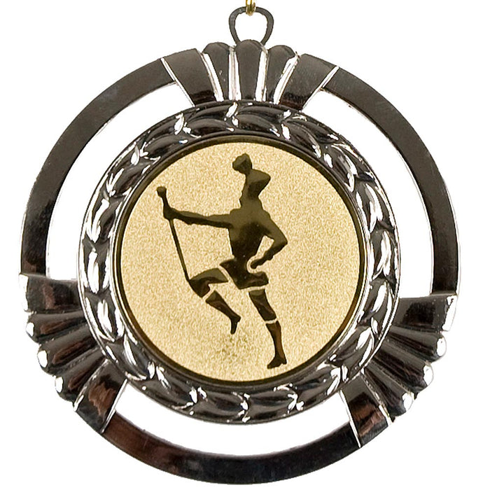 Medaille Gustava zilver met afbeelding van een dansmarieke