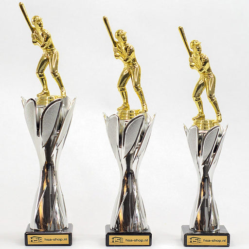 Trofee Honkbal in drie maten.