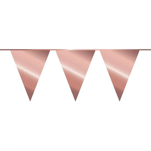 Vlaggen lijn goud roze
