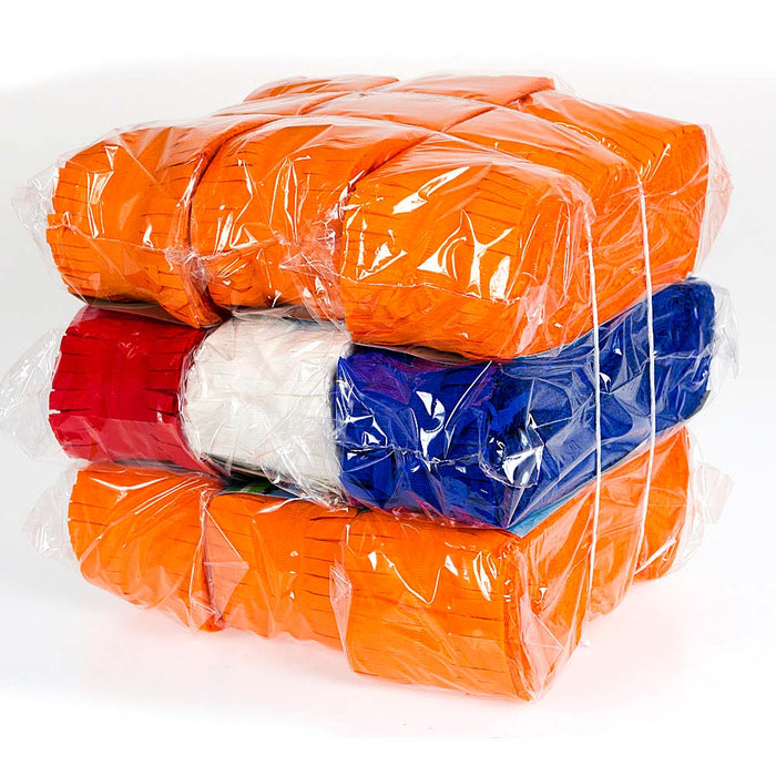 Crepe slinger pakket Oranje 216 m brandveilig