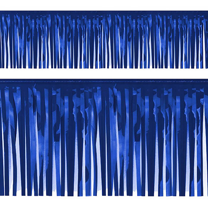 Franje slinger pvc 6 m brandveilig blauw