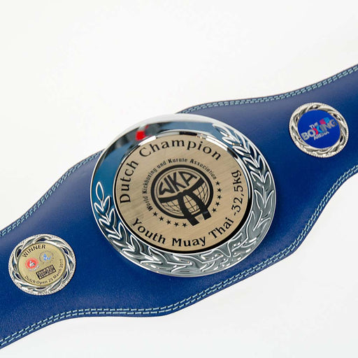 Kampioensgordel Octavius blauw