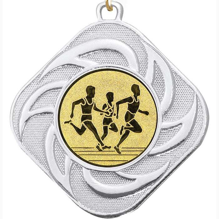 Medaille Cayden zilverkleurig