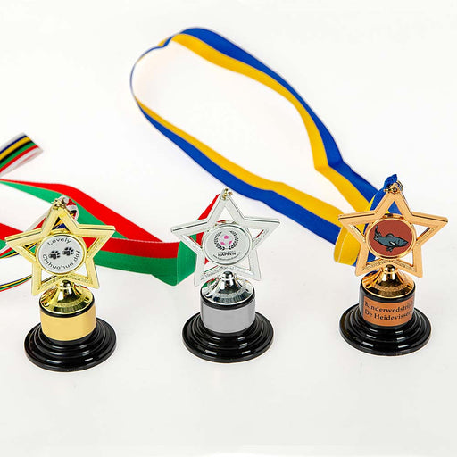 Medaille Mini Trofee zijaanzicht