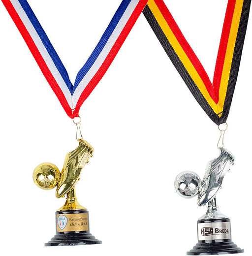 Medailles Mini-voetbalschoen aan halslint