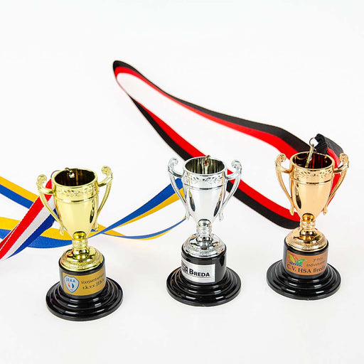 Medaille Minicup zijaanzicht