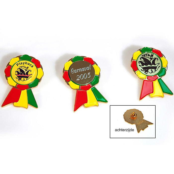 Pin in rozetvorm Carnaval