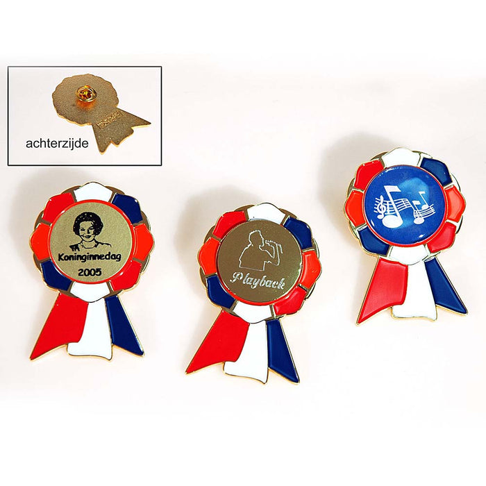 Pin in rozetvorm Koningsdag