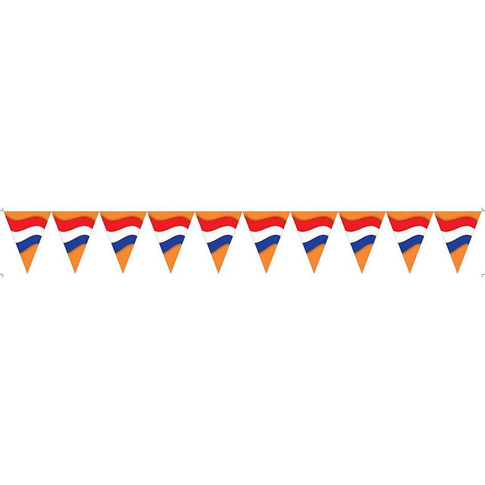 Raamsticker vlaggenlijn Nederland statisch 130 x 17 cm