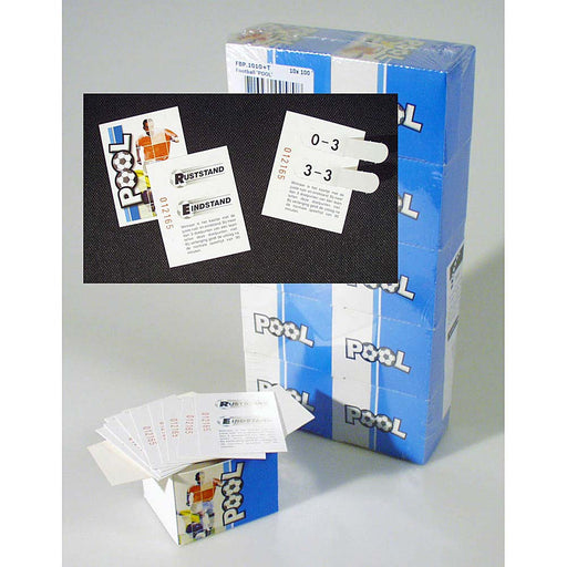 Spel voetbalpool 10x100 tickets