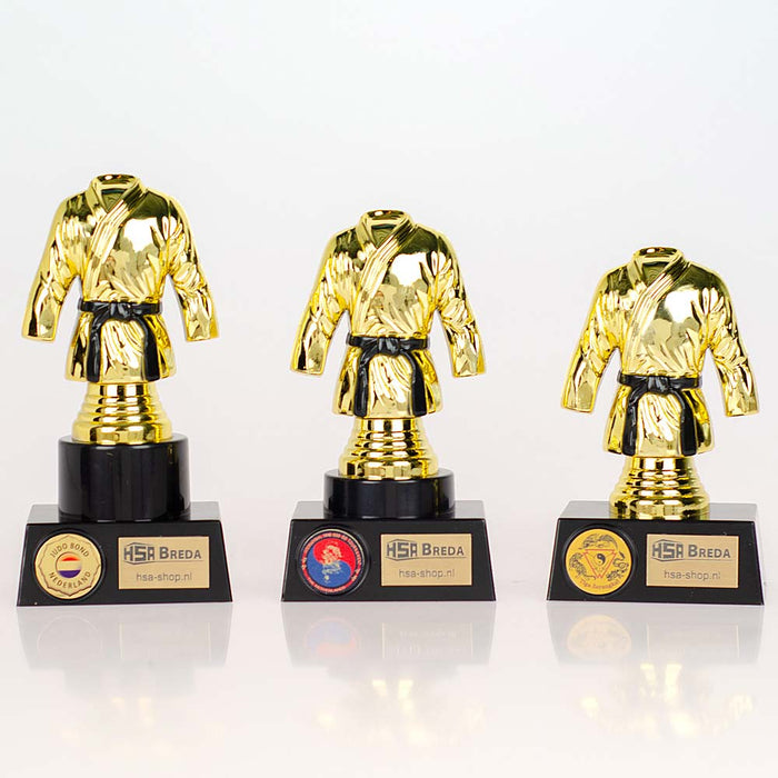 Trofee Judo Goud zwarte band