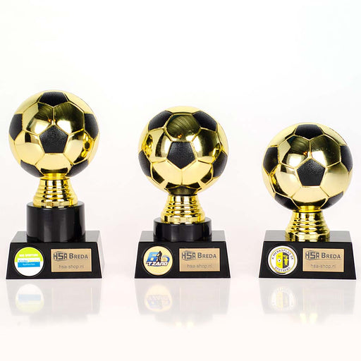 Trofee Voetbal Goud-zwart