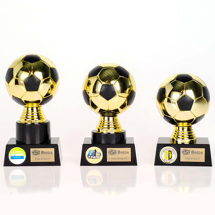 Trofee Voetbal Goud-zwart