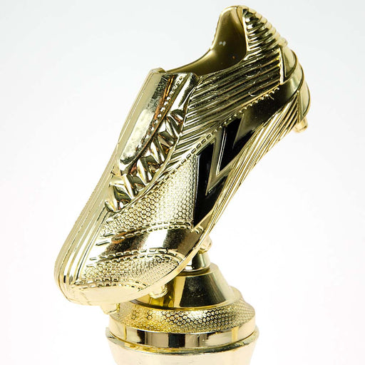 Trofee Voetbalschoen Heavy Goud close-up