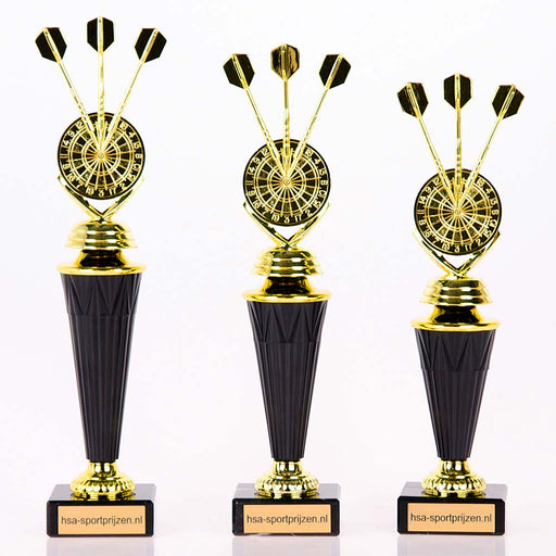 Trofee dartpijltjes goud