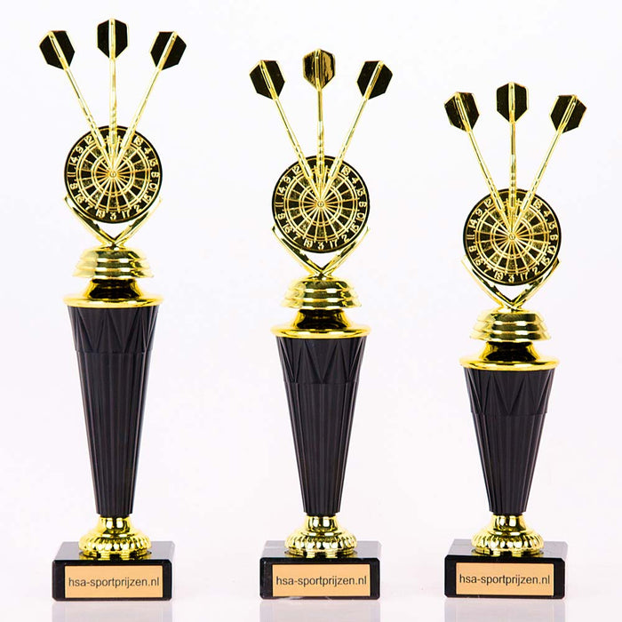 Trofee dartpijltjes goud