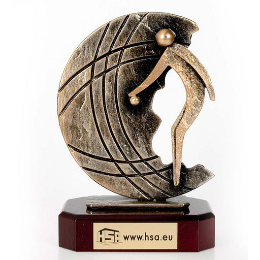 Trofee jeu de boules 19.5 cm