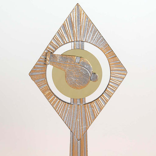 Trofee scheidsrechterfluit 28 cm close-up