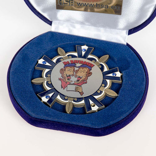 Medaille in etui Vahista close-up