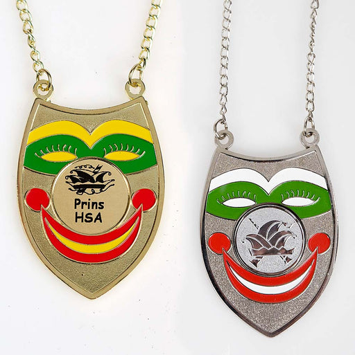 Medailles Jopie Clown goud en zilver