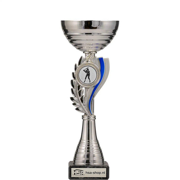 Beker Eden van 24 cm hoog met standaard afbeelding van honkballer.