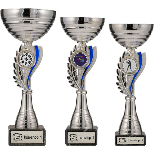 Beker Eden serie van drie bekers op een rijthje.