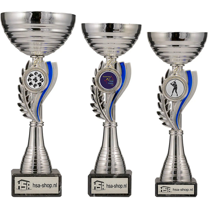 Beker Eden serie van drie bekers op een rijthje.