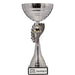 Beker Melia zilver 26,5 cm met ruimte voor 25 mm logo