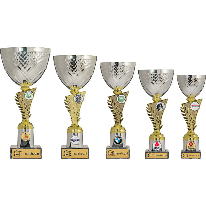 Beker Melody serie alle maten 30 tot 23,5 cm.