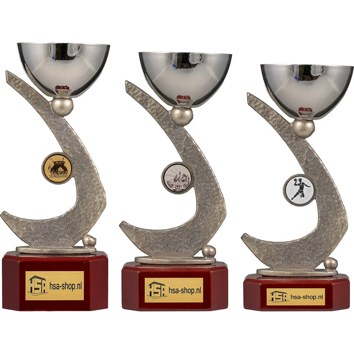 Beker Waris serie van drie op een rijtje.