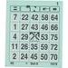 Bingokaarten 1-75 boekje5 velletjes 1 groot ticket