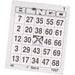 Bingokaarten 1-75 boekje 8 velletjes 1 groot ticket