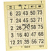 Bingokaarten 1-75 boekje 10 velletjes 1 groot ticket