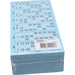 Bingokaarten 1-90 doorlopend 600vel Enkel pak blauw.