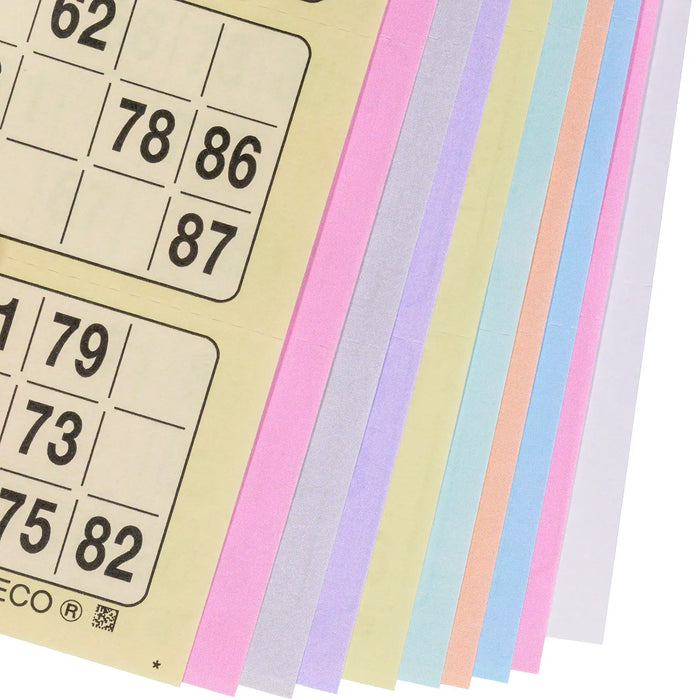 Bingokaarten boekjes 1-90 10 dik quatro