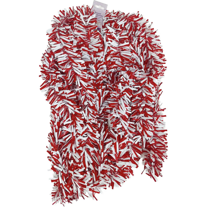 Rood-witte folieslinger in verkoop bundel.