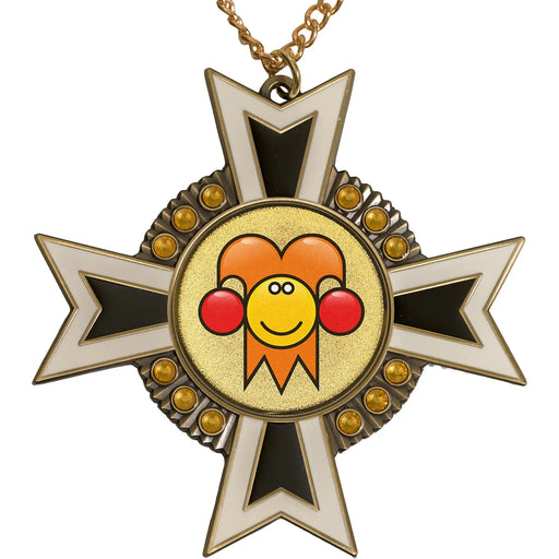 Medaille Baruch Goud-antiek zwart-wit met logo van het Kielegat uit Breda.
