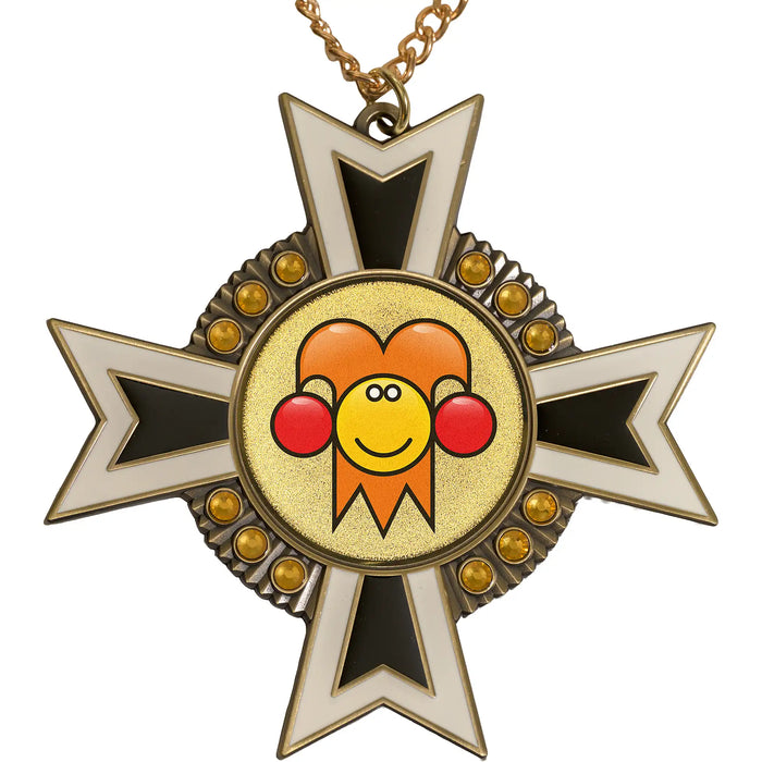 Medaille Baruch Goud-antiek zwart-wit met logo van het Kielegat uit Breda.