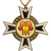 Medaille Baruch Goud-antiek zwart-wit met logo van het Kielegat uit Breda.