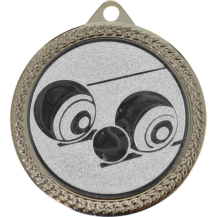 Medaille Levi zilverkleurig met standaard bowls afbeelding.