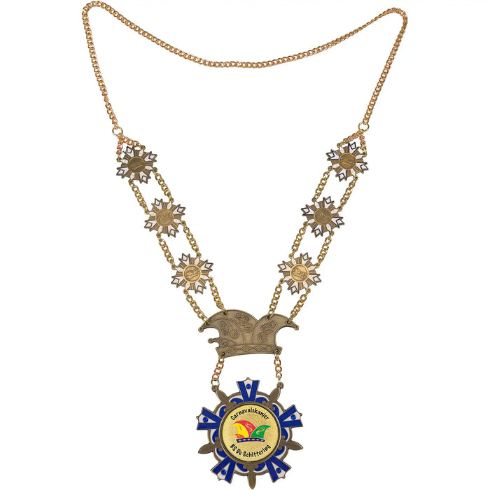 Prinsenketting Marcel met logo  van BS De Schittering.